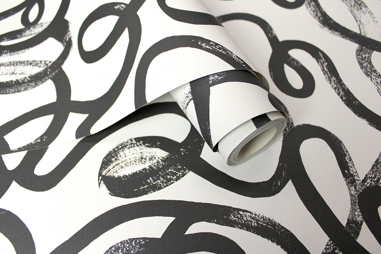 Squiggle Black/White