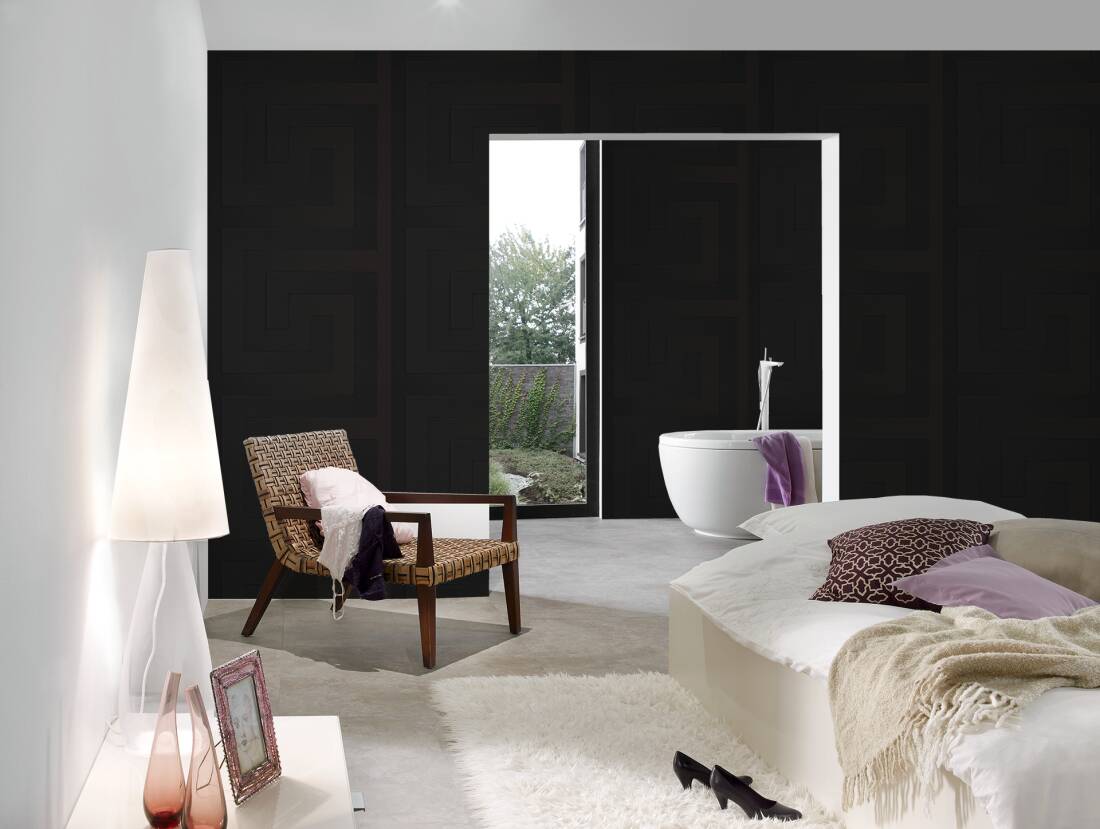 VERSACE HOME WALLPAPER «BAROQUE, BLACK» 935234