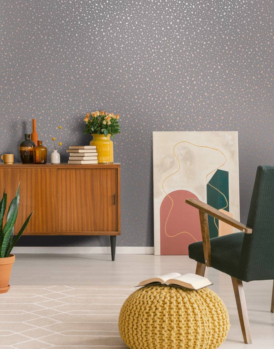 Terrazzo Grey/Rosegold