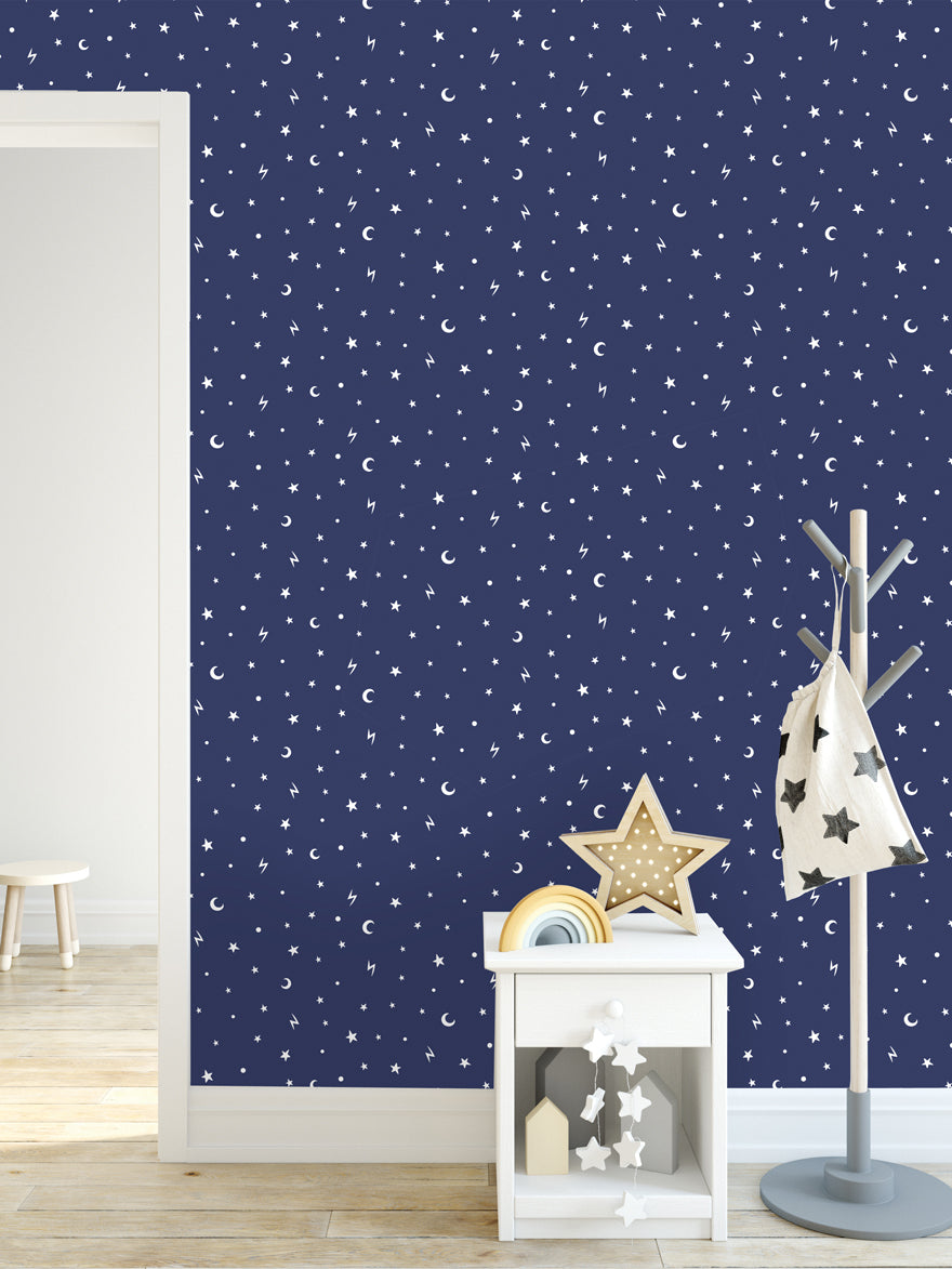 Stars and Moons Navy
