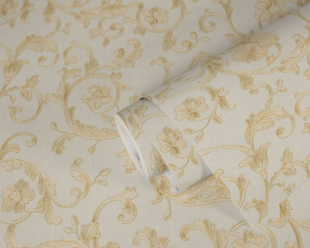 VERSACE HOME WALLPAPER «BEIGE, CREAM, GOLD, METALLIC» 343261