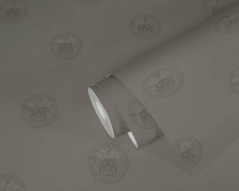 VERSACE HOME WALLPAPER «UNI, GREY» 348623