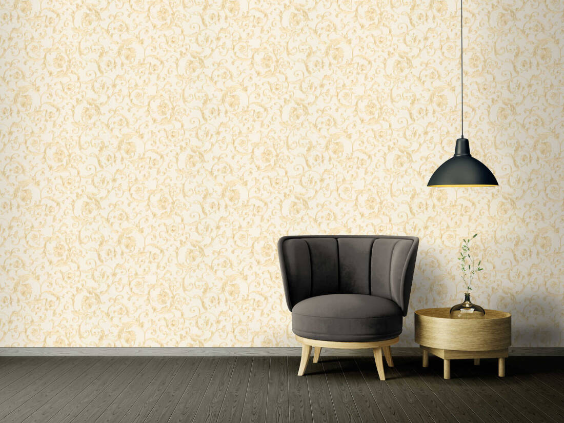 VERSACE HOME WALLPAPER «BEIGE, CREAM, GOLD, METALLIC» 343261