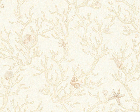 VERSACE HOME WALLPAPER «BEIGE, CREAM, METALLIC» 344961