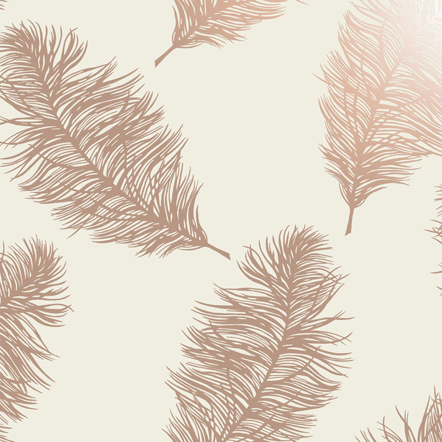 Fawning Feather Cream_ Rose Gold