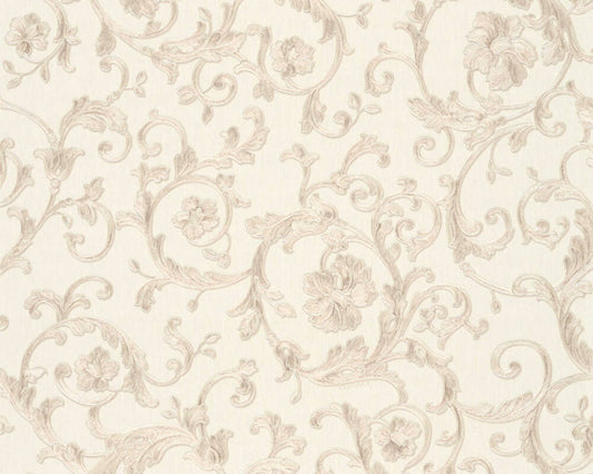 VERSACE HOME WALLPAPER «BEIGE, CREAM, METALLIC» 343263