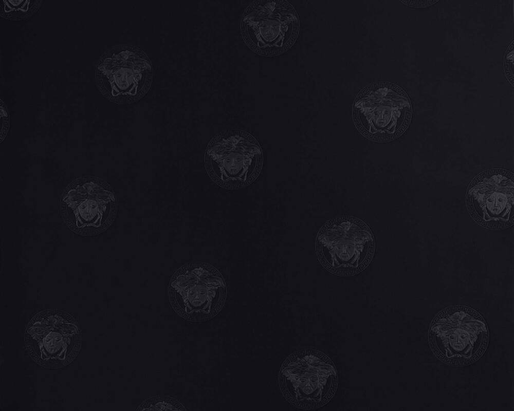 VERSACE HOME WALLPAPER «FABRIC, BLACK» 348622