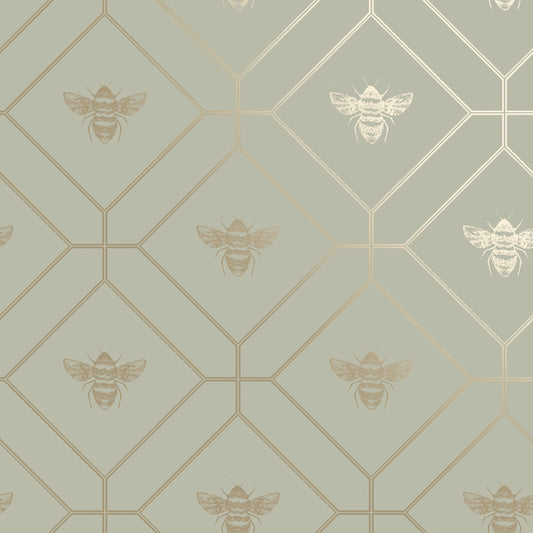 Honeycomb Bee Green