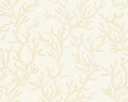 VERSACE HOME WALLPAPER «BEIGE, CREAM, METALLIC» 344971