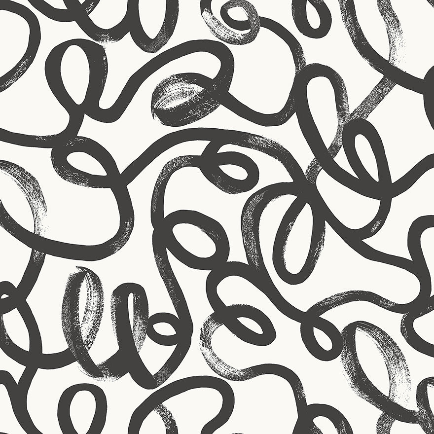 Squiggle Black/White