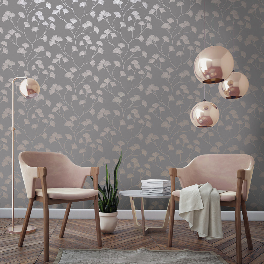 Glistening Ginkgo Rosegold/Grey