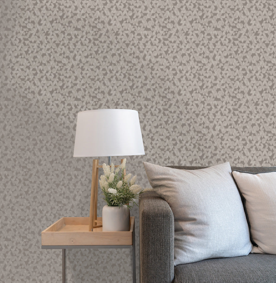 Origami Texture Taupe