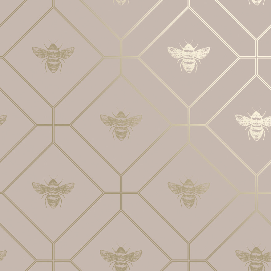 Honeycomb Bee Pink