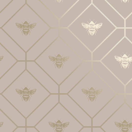 Honeycomb Bee Pink