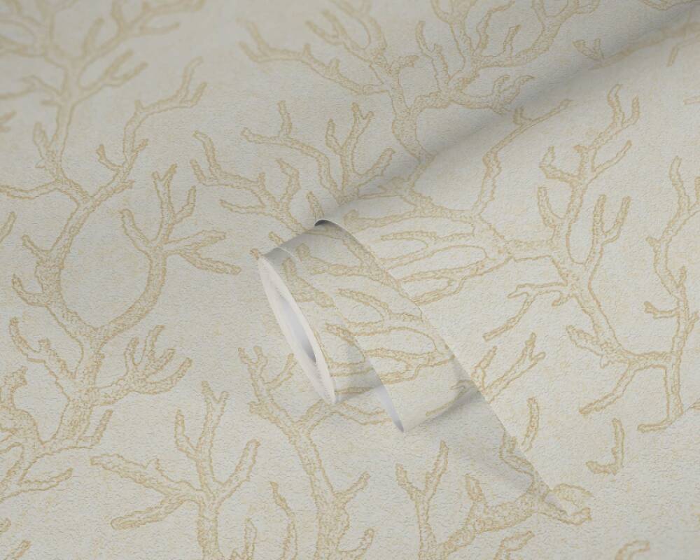 VERSACE HOME WALLPAPER «BEIGE, CREAM, METALLIC» 344971