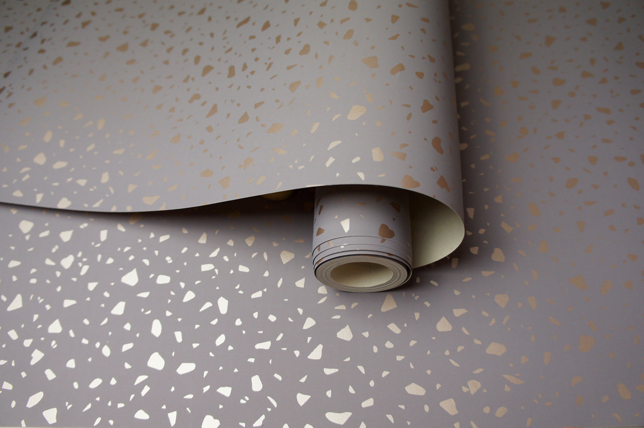 Terrazzo Grey/Rosegold