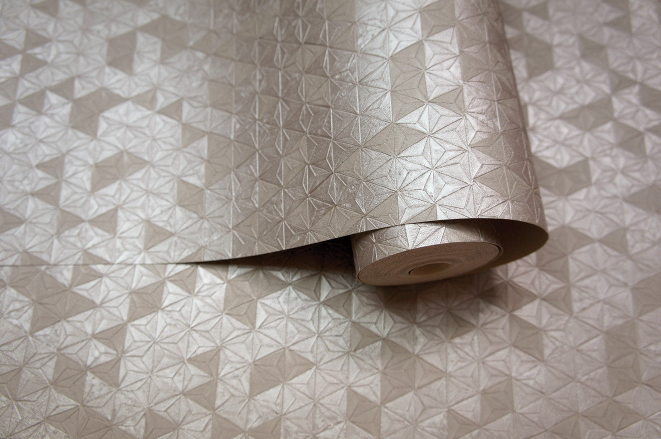 Origami Texture Taupe