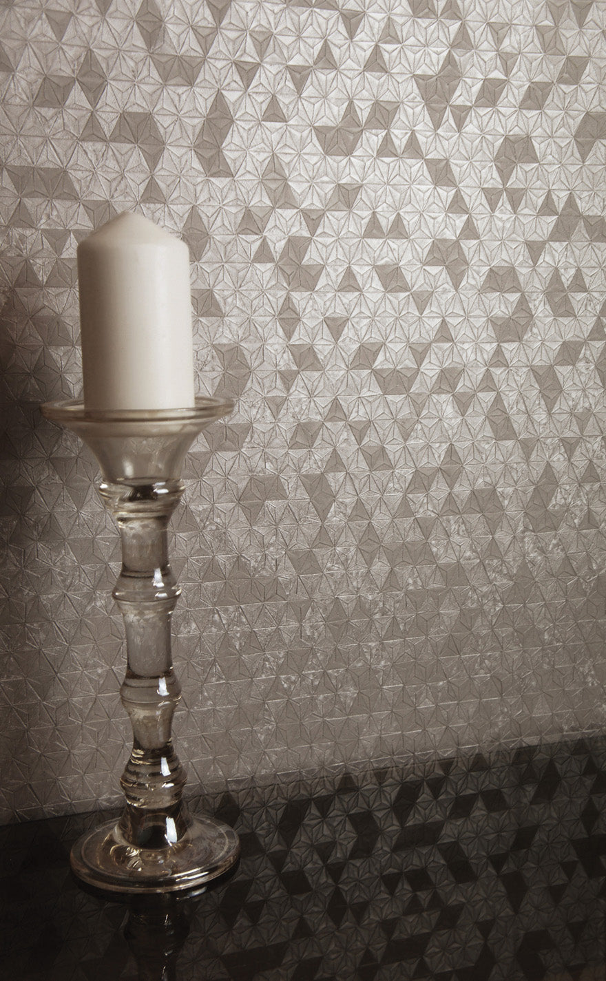 Origami Texture Taupe