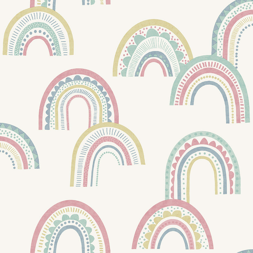 Boho Rainbow Pink/Duckegg