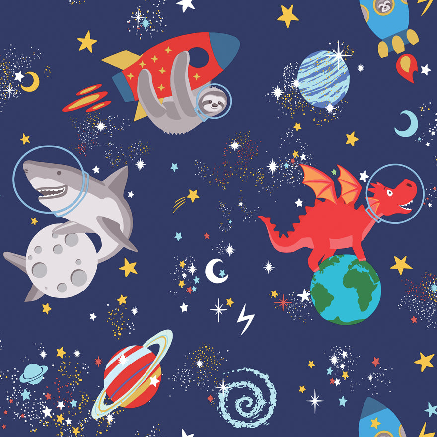 Space Animals Navy