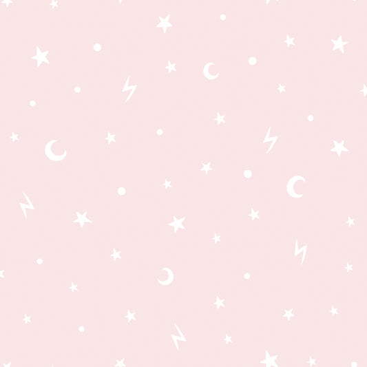 Stars and Moons Pink